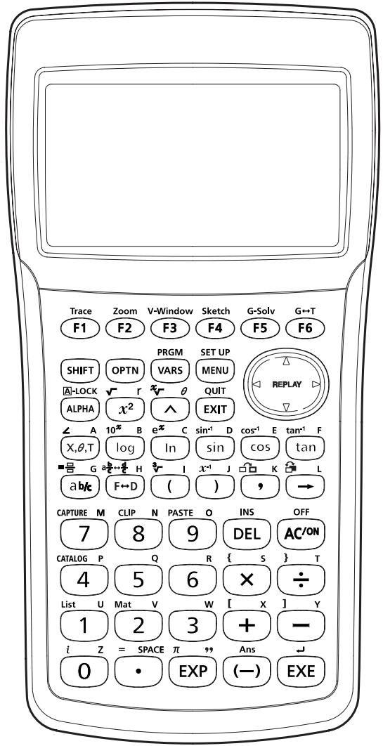 CASIO FX-9860GSD - 1-1 Keys - 1