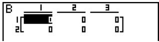 CASIO FX-9860GSD - Example 4 To specify dimensions of 2 rows and 3 columns for Matrix B - 2