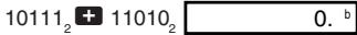 CASIO FX-100W - Base- n Calculations - 2