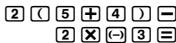 CASIO FX-350ES - ■ Inputting a Calculation Expression Using Standard Format - 1