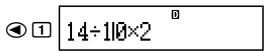CASIO FX-350ES - ■ Displaying the Location of an Error - 3
