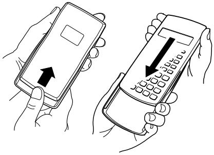 CASIO FX-350ES - ■ Removing the Hard Case - 1