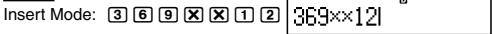 CASIO FX-350ES - Deleting a Character or Function - 2