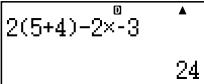 CASIO FX-350ES - ■ Inputting a Calculation Expression Using Standard Format - 2