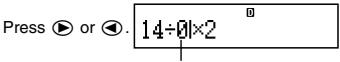CASIO FX-350ES - ■ Displaying the Location of an Error - 2