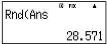 CASIO FX-350ES - Rounding Function (Rnd) - 13