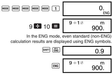 CASIO FX-570W - ■ Inputting ENG Calculation Symbols - 1