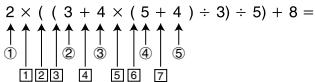 CASIO FX-82ES - ■ Stack Limitations - 1