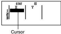 CASIO FX-82ES - Rules for Inputting Sample Data on the STAT Editor Screen - 1