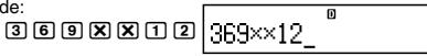 CASIO FX-82ES - Deleting a Character or Function - 5