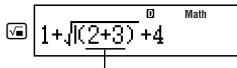 CASIO FX-82ES - Incorporating a Value into a Function - 4
