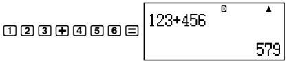 CASIO FX-82ES - Inputting Answer Memory Contents into an Expression - 2