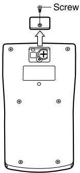 CASIO FX-82MS - • To replace the battery - 1