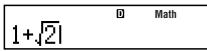 CASIO FX-85ES - Math Format Input Examples - 5
