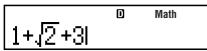 CASIO FX-85ES - Math Format Input Examples - 7