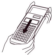 CASIO FX-991W - • To Replace the cover - 1