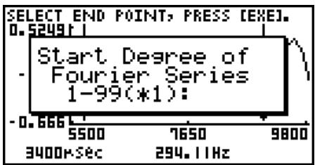 CASIO FX-7400GII - - To perform Fourier series expansion - 5