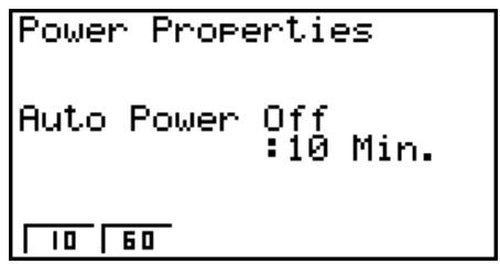 CASIO FX-7400GII - - To specify the Auto Power Off trigger time - 2