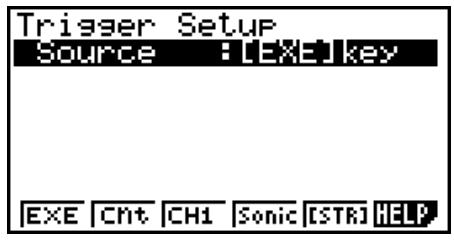 CASIO FX-7400GII - ■ Trigger Setup - 1