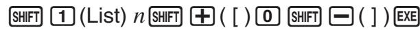 CASIO FX-7400GII - - To name a list - 4