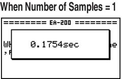 CASIO FX-7400GII - - Operations during a sampling operation - 5