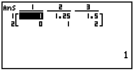 CASIO FX-7400GII - - Row Echelon Form - 1