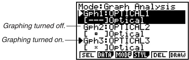 CASIO FX-7400GII - - To select an analysis mode and draw a graph - 3