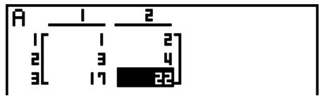 CASIO FX-7400GII - - To calculate the scalar multiplication of a row and add the result to another row - 1