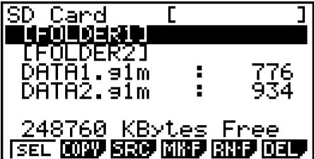 CASIO FX-7400GII - ■ Memory Information Screen - 4