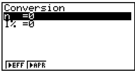 CASIO FX-7400GII - Interest Rate Conversion - 1