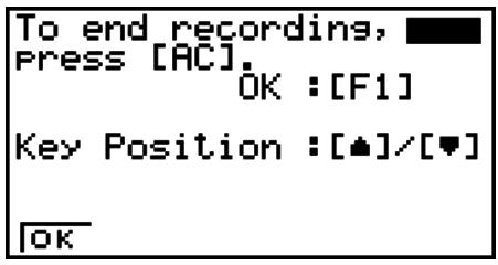 CASIO FX-7400GII - • To create an AUTO operation - 1
