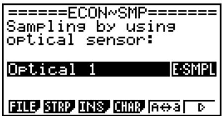CASIO FX-7400GII - - To insert an Econ Strip into an eActivity file - 4