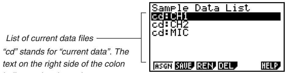 CASIO FX-7400GII - - To save current sample data to a file - 2