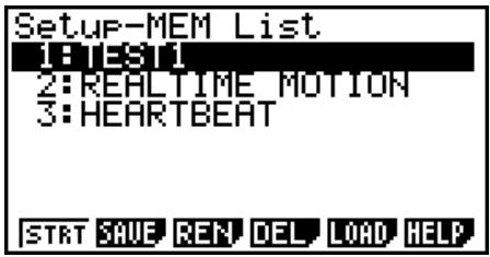 CASIO FX-7400GII - - To save a setup - 1