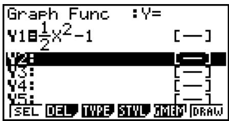 CASIO FX-7400GII - Press F2 (STRP). - 4