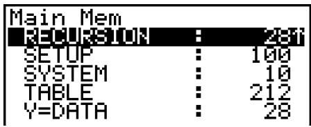 CASIO FX-7400GII - Example To search for all files in the main memory whose names begin with the letter “R” - 1