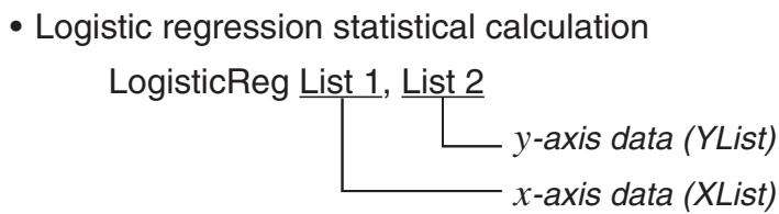 CASIO FX-9860G AU PLUS - ■ Performing Statistical Calculations in a Program - 5
