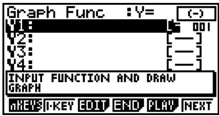 CASIO FX-9860G AU PLUS - Press F5 (GUIDE). - 1