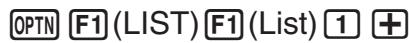 CASIO FX-9860G AU PLUS - - To batch input a series of values - 6