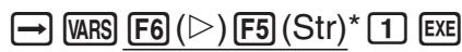 CASIO FX-9860G AU PLUS - Example To assign string “ABC” to Str 1 and then output Str 1 to the display - 2