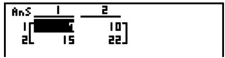 CASIO FX-9860G AU PLUS - - Squaring a Matrix - 1
