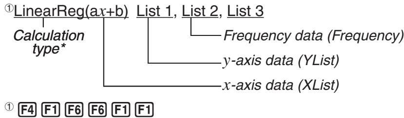 CASIO FX-9860G AU PLUS - ■ Performing Statistical Calculations in a Program - 3