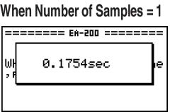 CASIO FX-9860G AU PLUS - • Operations during a sampling operation - 5