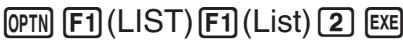 CASIO FX-9860G AU PLUS - - To batch input a series of values - 7