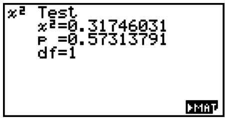 CASIO FX-9860G AU PLUS - Calculation Result Output Example - 1