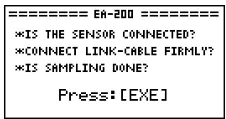 CASIO FX-9860GII - Press EXE. - 1
