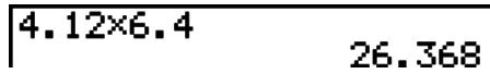 CASIO FX-9860GII - Example 1 To perform the following two calculations - 2