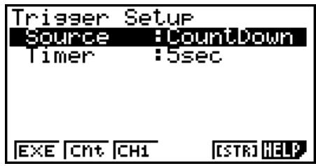 CASIO FX-9860GII - Trigger Setup - 2