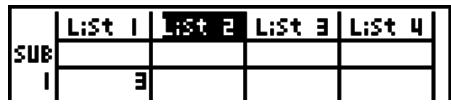 CASIO FX-9860GII - - To batch input a series of values - 1