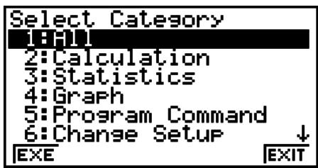 CASIO FX-9860GII - Press HELP - 1